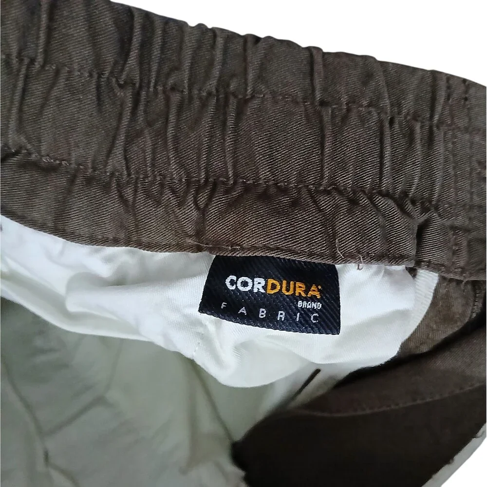 J.Crew Dock Pant Mens Small Abrasion-Resistant Cordura Slim Tapper Leg Brown NEW